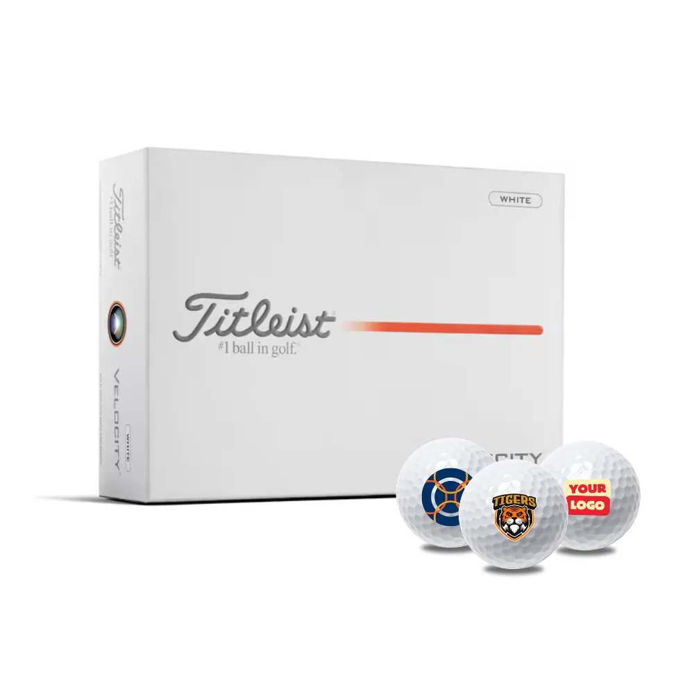 Personalised Titleist Velocity golf ball